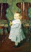 Boris Kustodiev The Artist's Daughter, Irina Sweden oil painting artist